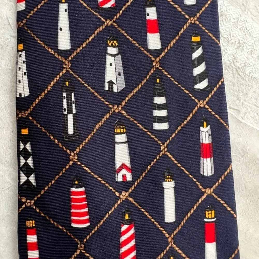 Alynn 100% Silk Necktie Sentinels by Eric Holch